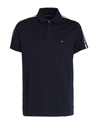 TOMMY HILFIGER Polo Blu notte 100% Cotone