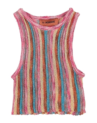 MISSONI KIDS Top 86% Acetate, 8% Polyester, 6% Polyamide