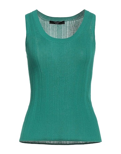 WEEKEND MAX MARA Vest Green 90% Viscose, 10% Polyamide