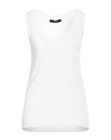 WEEKEND MAX MARA Tank top White 90% Viscose, 10% Polyamide
