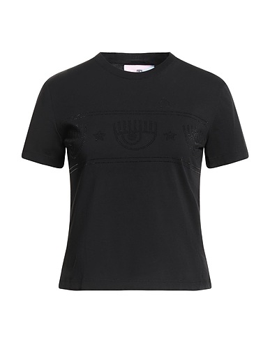 CHIARA FERRAGNI T-shirt Black 100% Cotton