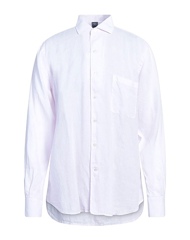 FEDELI Linen shirt Light pink 100% Linen