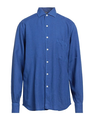 FEDELI Linen shirt Blue 100% Linen
