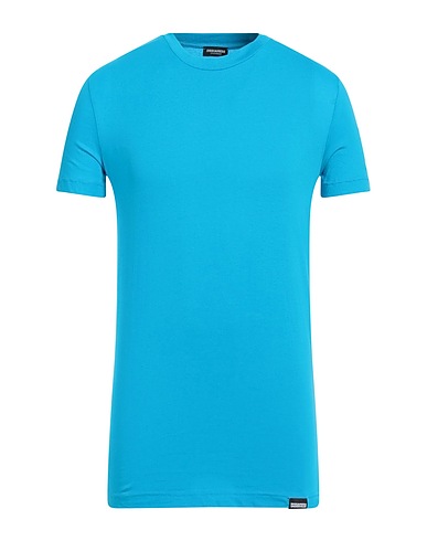 DSQUARED2 Undershirt Azure 95% Cotton, 5% Elastane