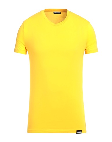 DSQUARED2 Unterhemd Gelb 95% Baumwolle, 5% Elastan