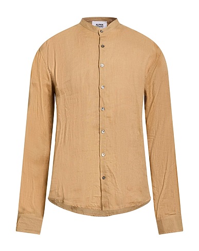 ALPHA STUDIO Linen shirt SABBIA 100% Linen