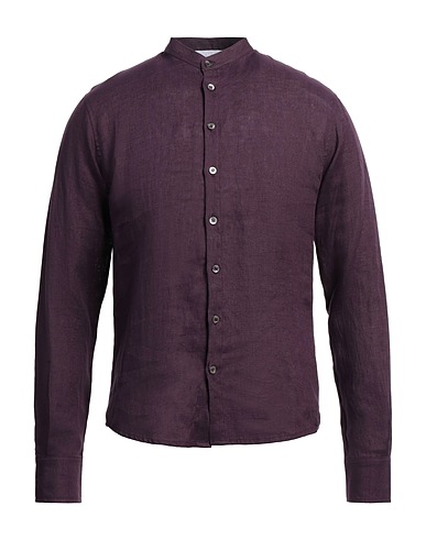 ALPHA STUDIO Einfarbiges Hemd VIOLA 100% Leinen