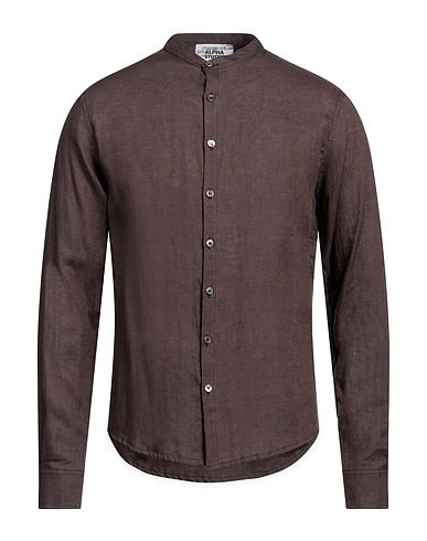 ALPHA STUDIO Однотонная рубашка 100% Лен