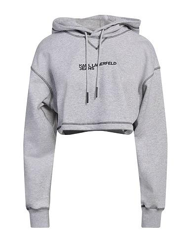 KARL LAGERFELD JEANS Felpa Grigio 90% Cotone organico, 10% Poliestere riciclato