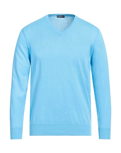 ROSSOPURO Jumper Sky blue 100% Cotton