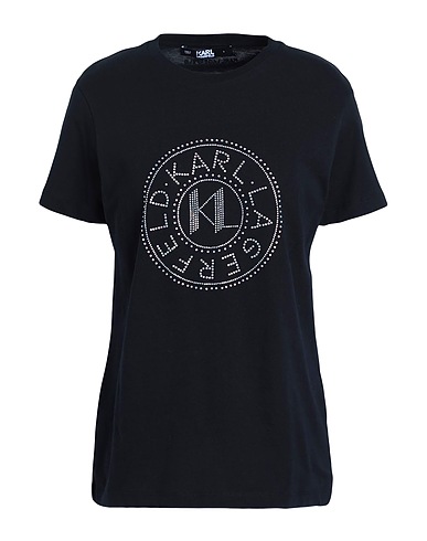 KARL LAGERFELD T-shirt Nero 100% Cotone organico