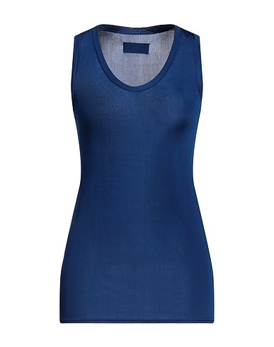 ALEXANDRE VAUTHIER Vest Navy blue 96% Viscose, 4% Elastane