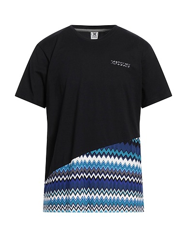 M MISSONI T-shirt Black 100% Cotton