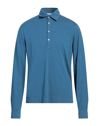 BOGLIOLI Polo shirt Pastel blue 100% Cotton