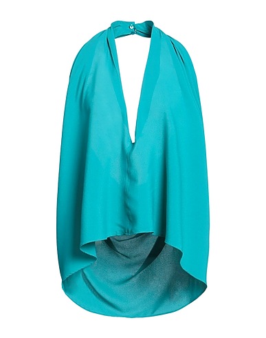 SEMICOUTURE Top Emerald green 65% Acetate, 35% Silk
