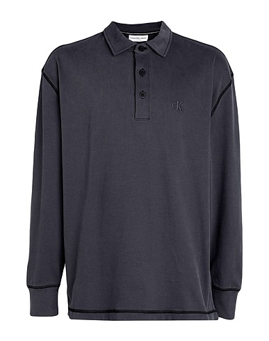 CALVIN KLEIN JEANS Poloshirt Blei 100% Baumwolle