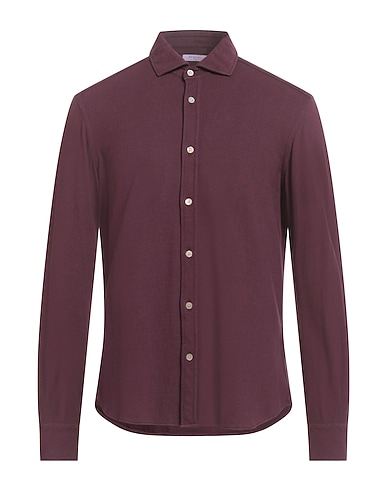 BOGLIOLI Patterned shirt BORDEAUX 100% Cotton