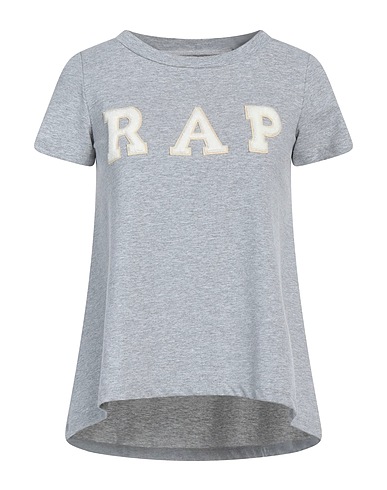 ROSÉ A POIS T-shirt Grey 96% Cotton, 4% Elastane