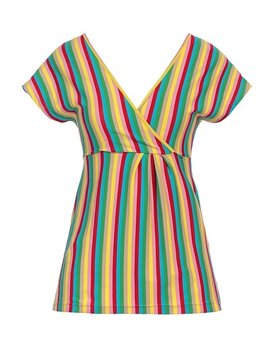 ROSÉ A POIS T-shirt Yellow 95% Cotton, 5% Elastane