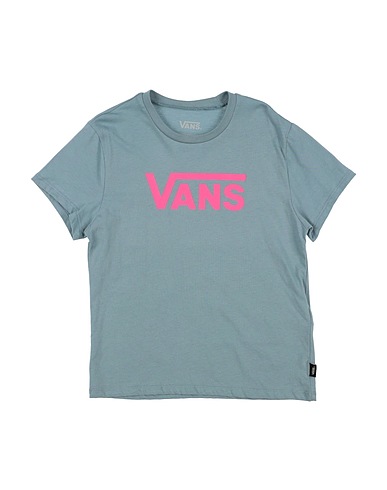 VANS T-shirt Pastel blue 100% Cotton