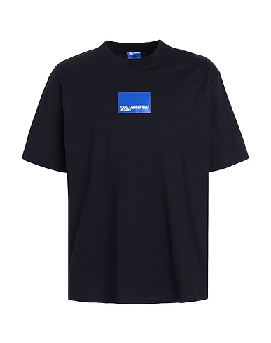 KARL LAGERFELD JEANS T-shirt Black 100% Organic cotton