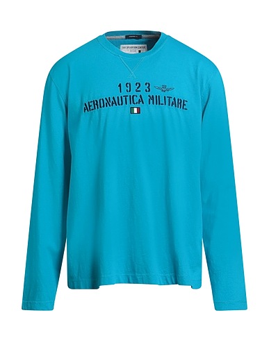 AERONAUTICA MILITARE T-shirt Azzurro 100% Cotone