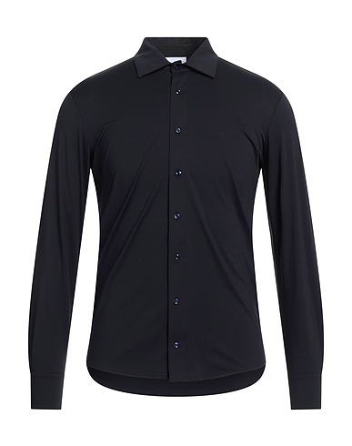 SAVE THE DUCK Solid colour shirt Midnight blue 86% Nylon, 14% Elastane