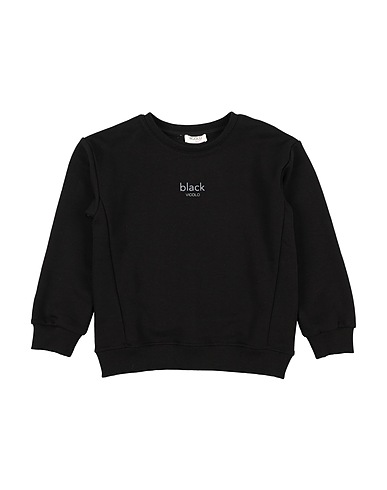 VICOLO Sweatshirt Black 70% Cotton, 30% Polyester