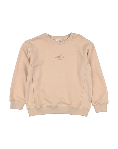 VICOLO Sweatshirt Ivory 70% Cotton, 30% Polyester