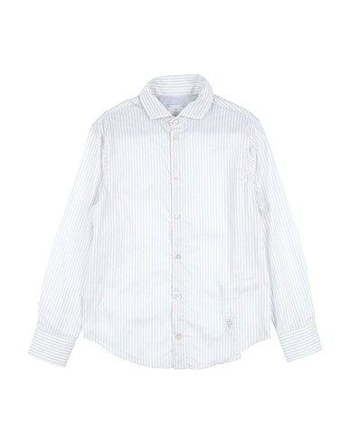 ELEVENTY Patterned shirt Beige 100% Cotton