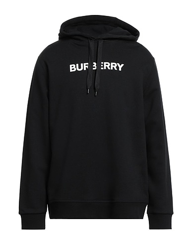 BURBERRY Hoodie Schwarz 100% Baumwolle, Elastan