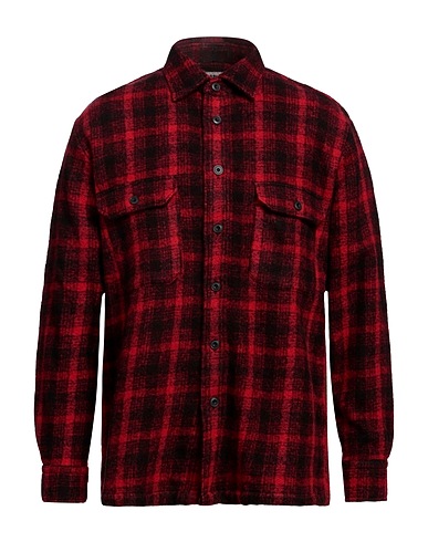 DESTIN Checked shirt 77% Wool, 19% Polyamide, 3% Cashmere, 1% Silk
