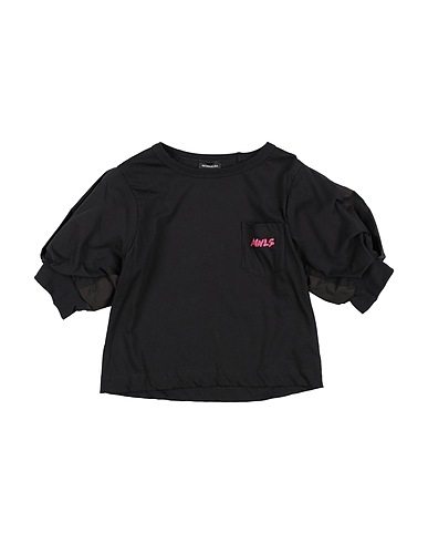 MONNALISA T-shirt Black 100% Cotton