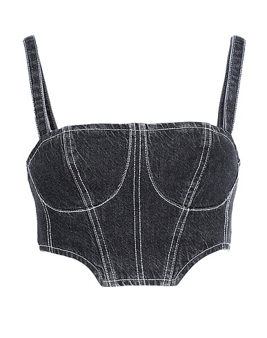KARL LAGERFELD JEANS Bustier Schwarz 100% Organische Baumwolle
