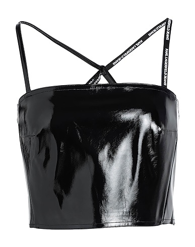 KARL LAGERFELD JEANS Top Black 100% Polyester