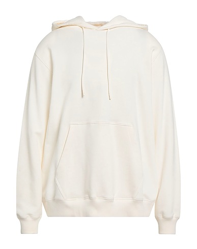 MSGM Hooded track jacket  Ivory 100% Cotton