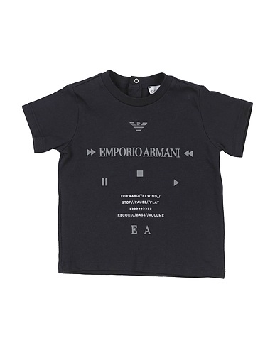 EMPORIO ARMANI T-shirt Nero 100% Cotone