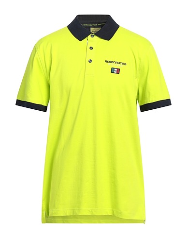 AERONAUTICA MILITARE Polo shirt Lime green 92% Cotton, 8% Elastane