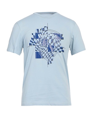 BLAUER. T-shirt Sky blue 100% Cotton