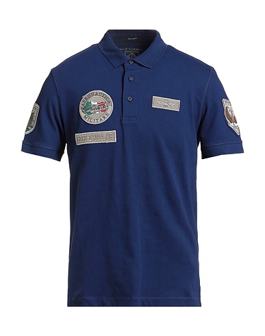 AERONAUTICA MILITARE Polo Blu 95% Cotone, 5% Elastan