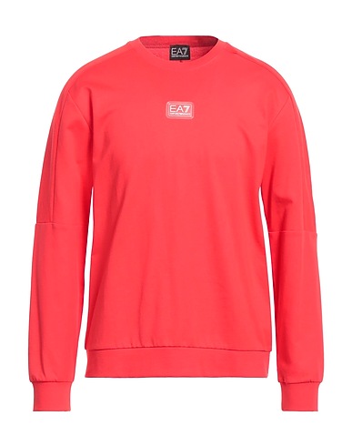 EA7 Sweatshirt Coral 100% Cotton, Elastane
