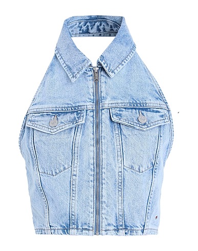TOMMY JEANS Top Blue 100% Recycled cotton