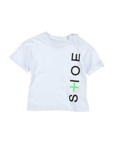 SHOE T-shirt Bianco 100% Cotone