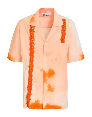 CAVIA Shirts Orange 100% Textile fibres