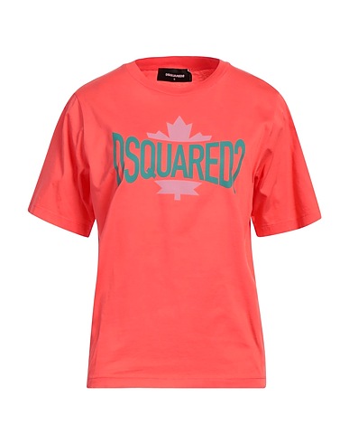 DSQUARED2 T-shirt Coral 100% Cotton
