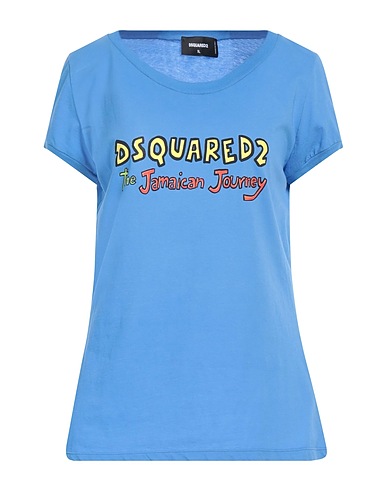 DSQUARED2 T-shirt Blu chiaro 100% Cotone
