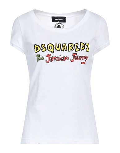 DSQUARED2 T-shirt Bianco 100% Cotone