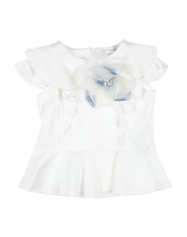 MONNALISA Top Ivory 95% Viscose, 5% Elastane, Polyester
