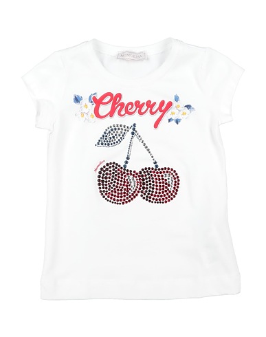 MONNALISA T-shirt White 94% Cotton, 6% Elastane