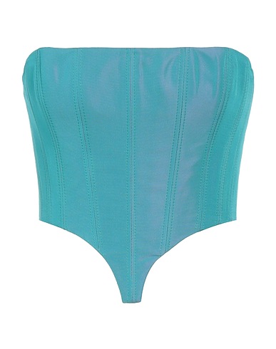 LAQUAN SMITH Bustier Turquoise 100% Polyester
